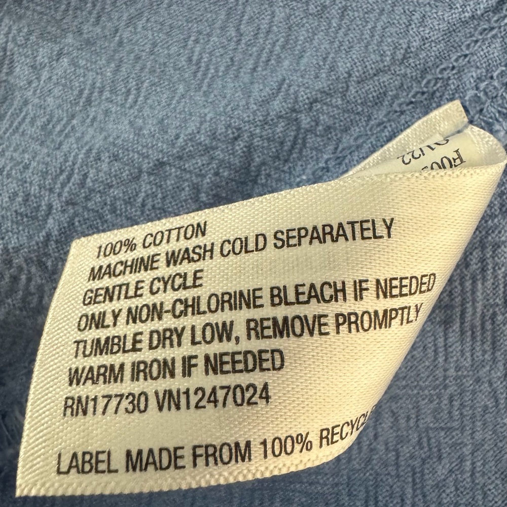 Universal Thread Sky Blue Button-Front Dress - image 5